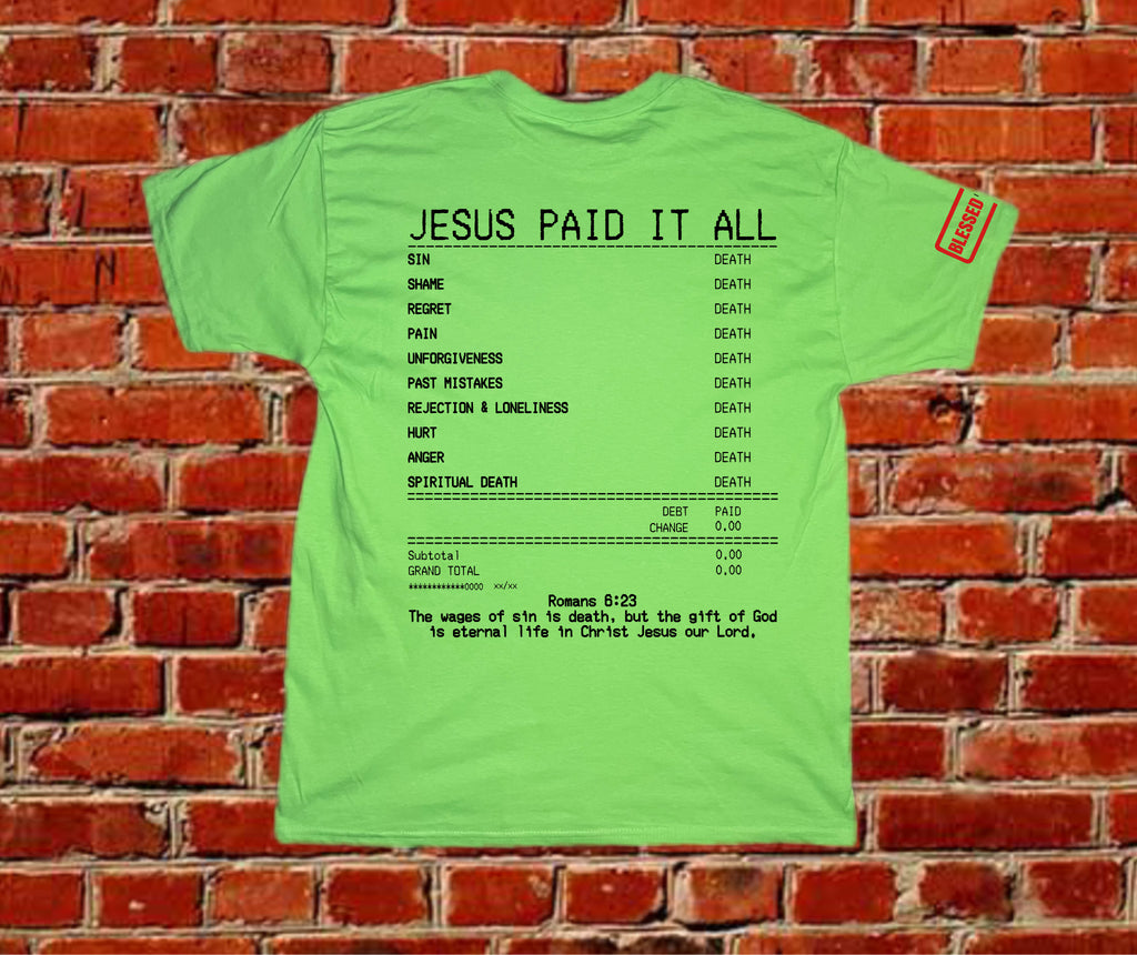 JESUS PAID IT ALL