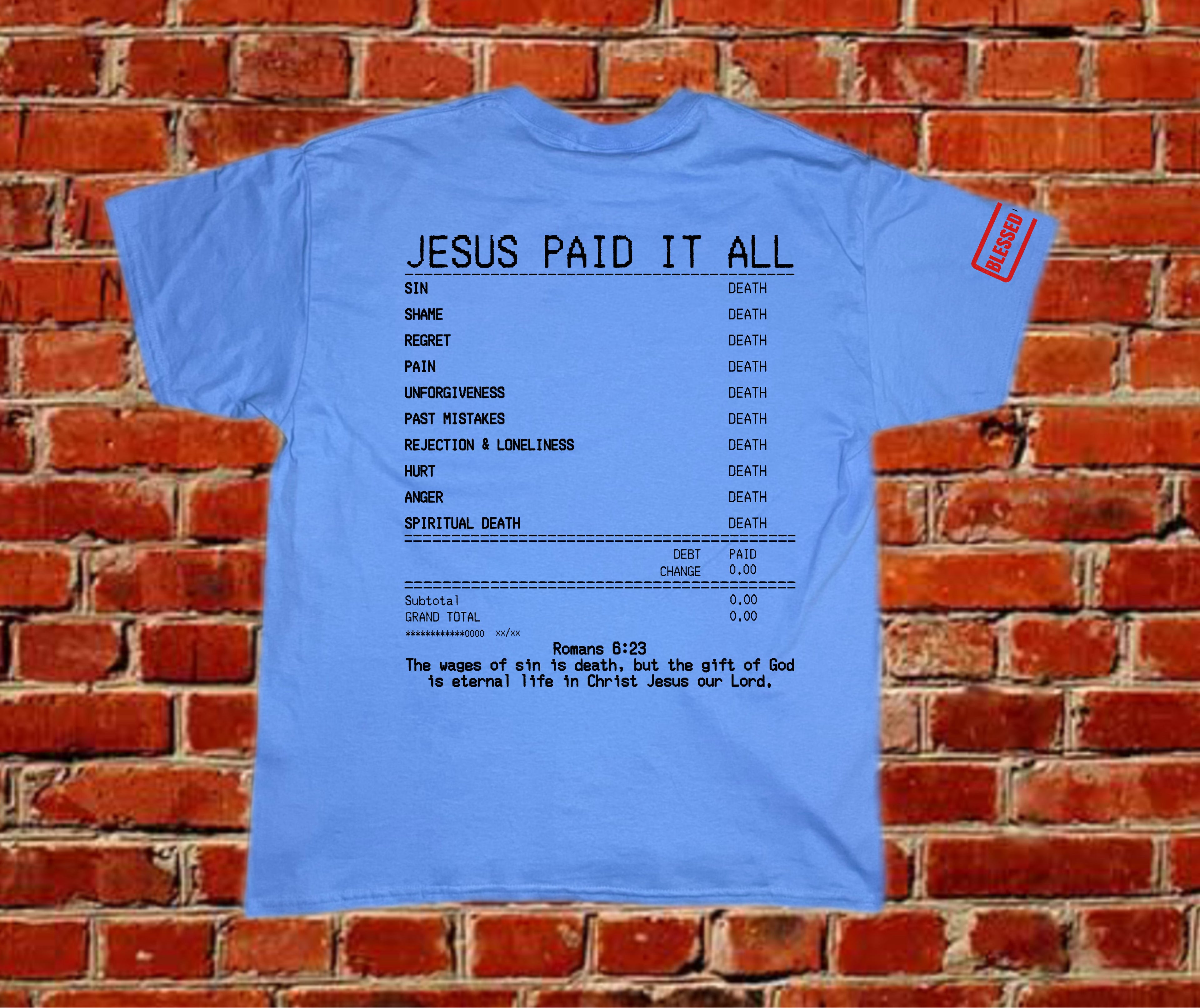 JESUS PAID IT ALL